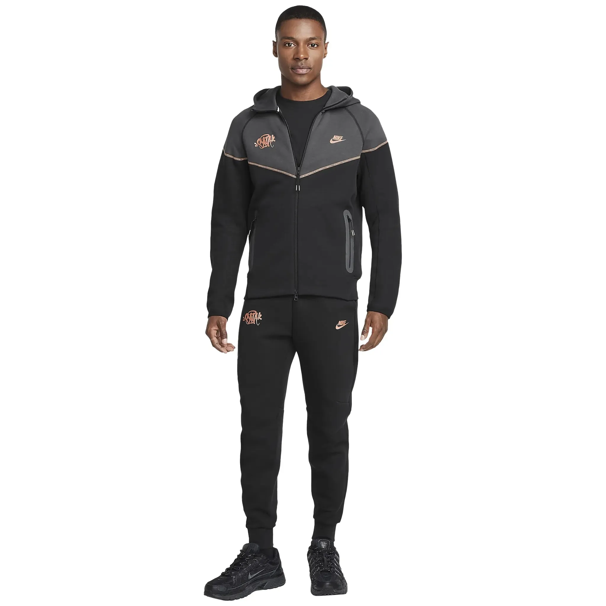 Syna World x Nike Central Cee Tech Fleece Black Tracksuit