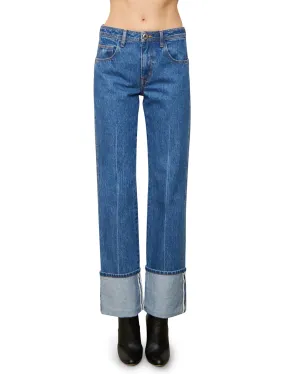 The Alexa Cuffed Denim