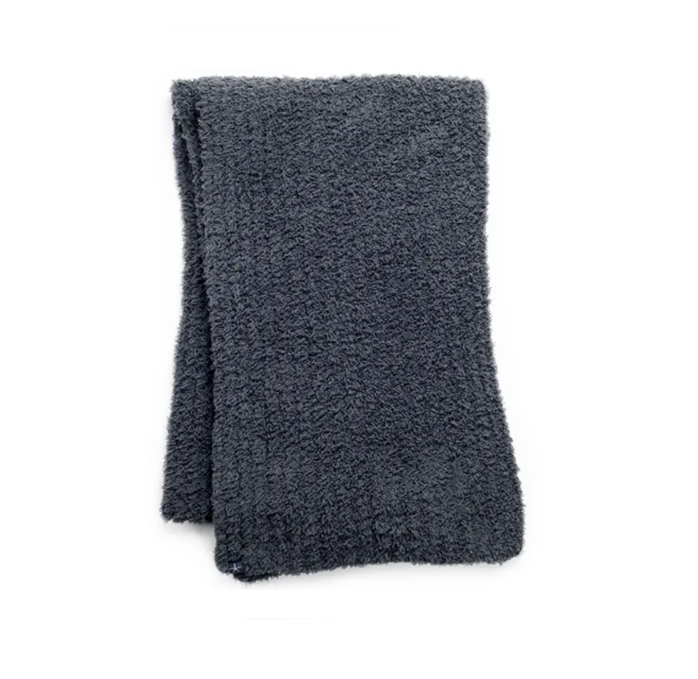 The COZYCHIC® RIBBED SCARF (Slate Blue)