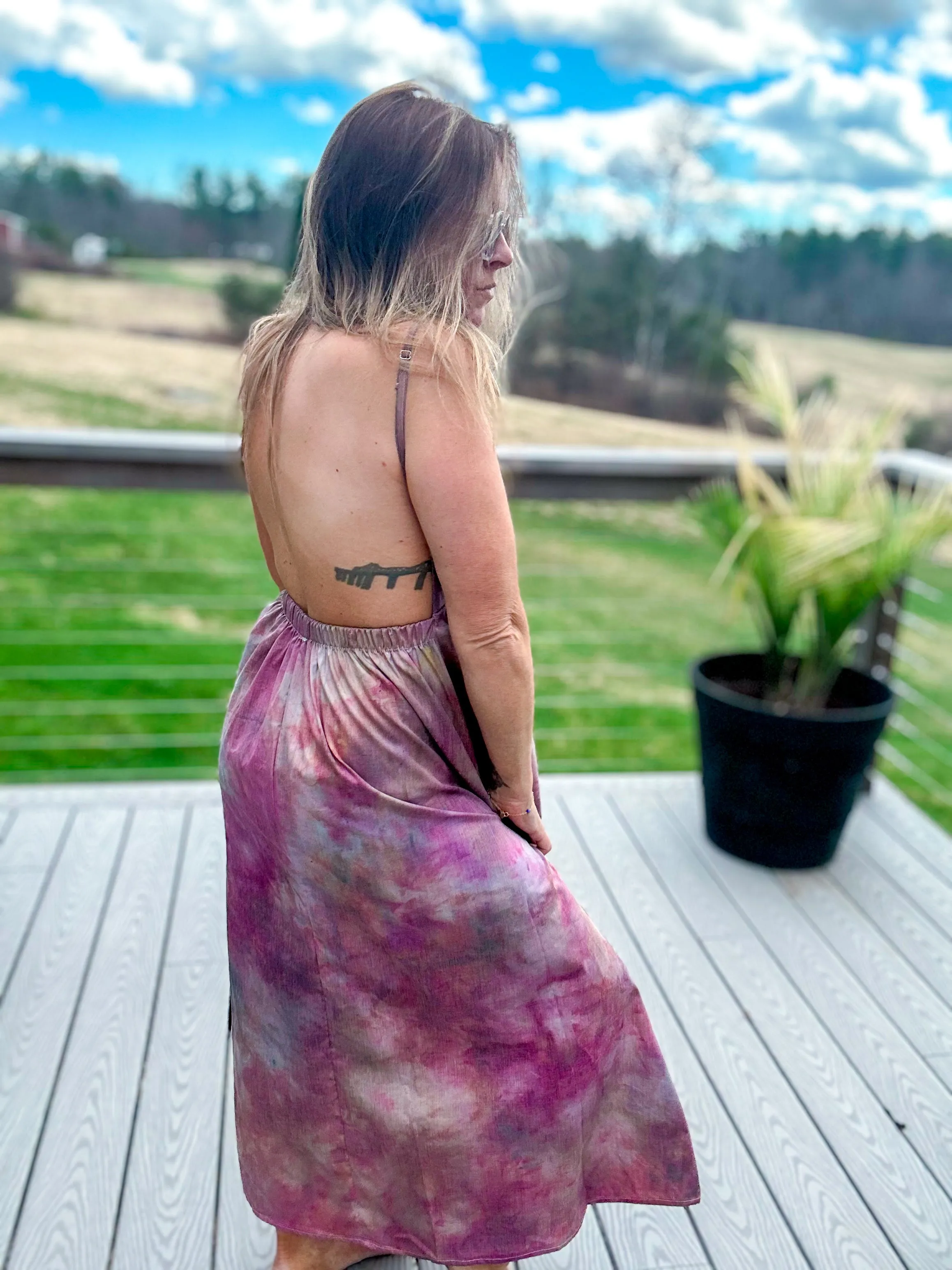 Tie Dye Babydoll Cami Dress