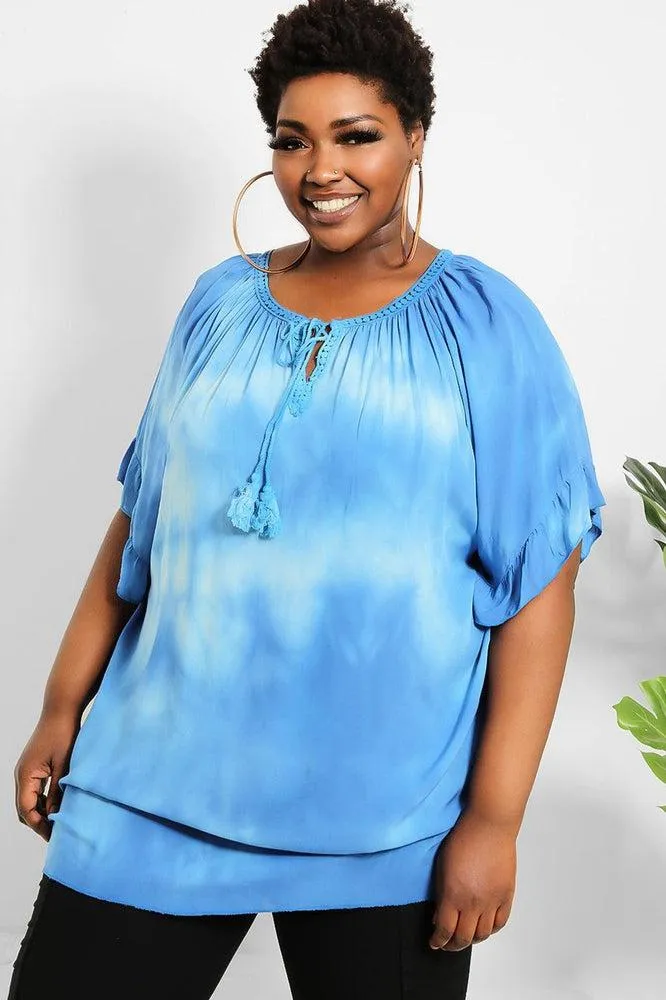 Tie Dye Cotton Boho Tunic