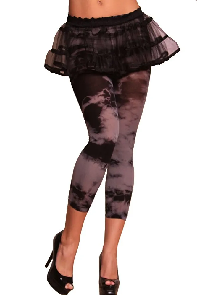 Tie Dye Gray Leggings