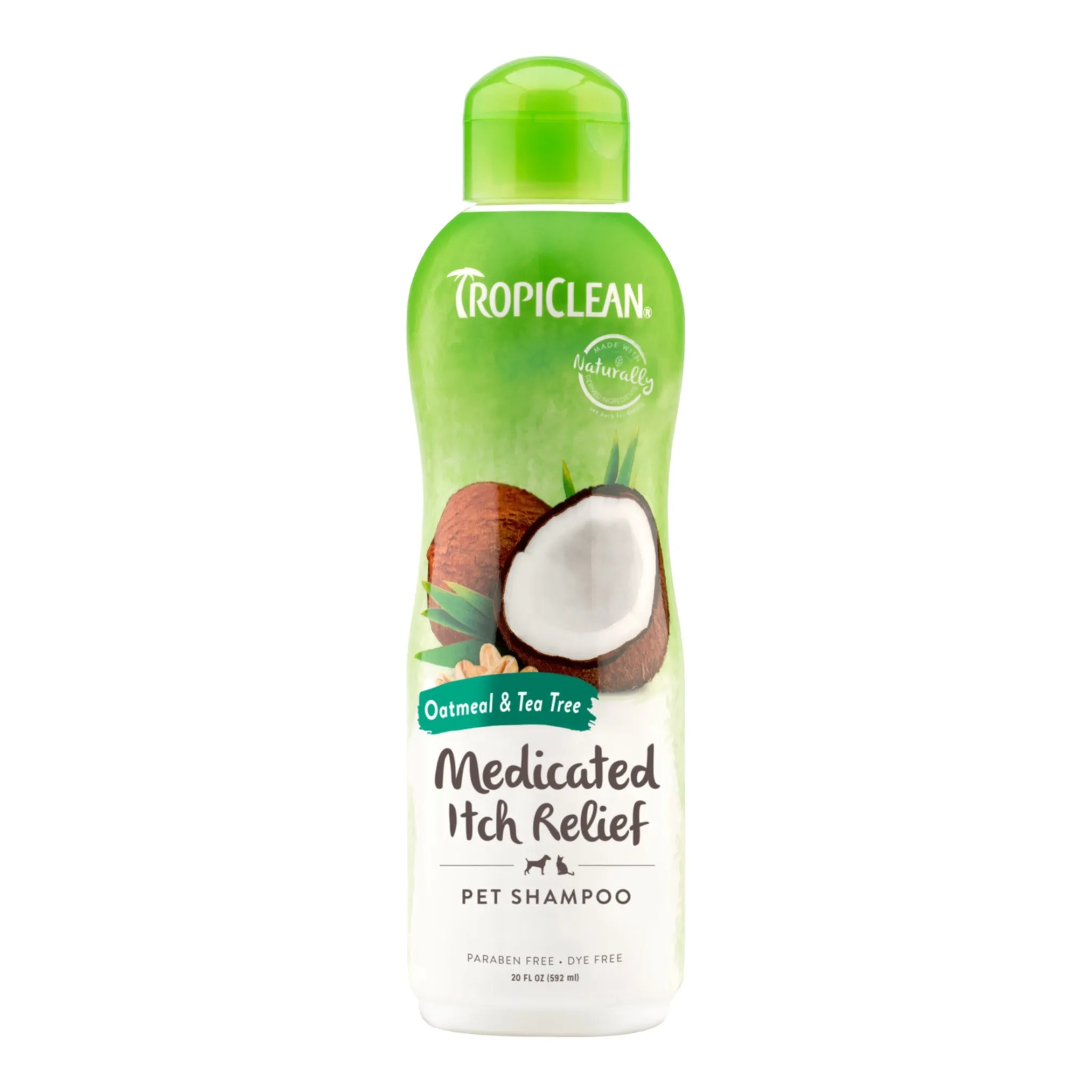 TropiClean Oatmeal & Tea Tree Shampoo 20oz.