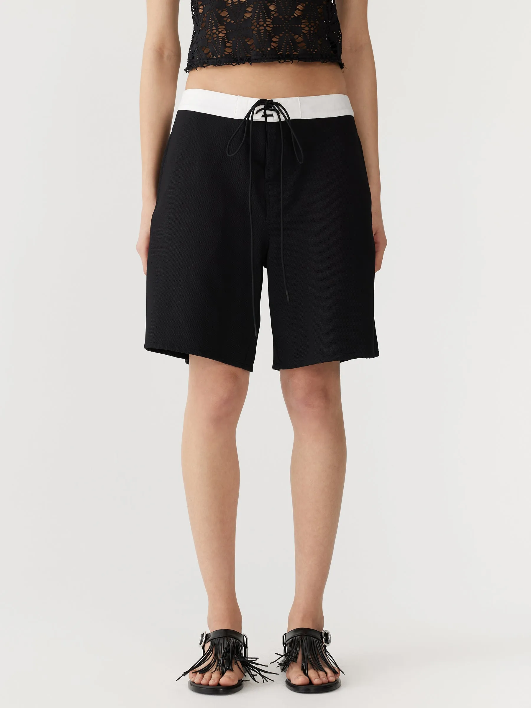 twill board short