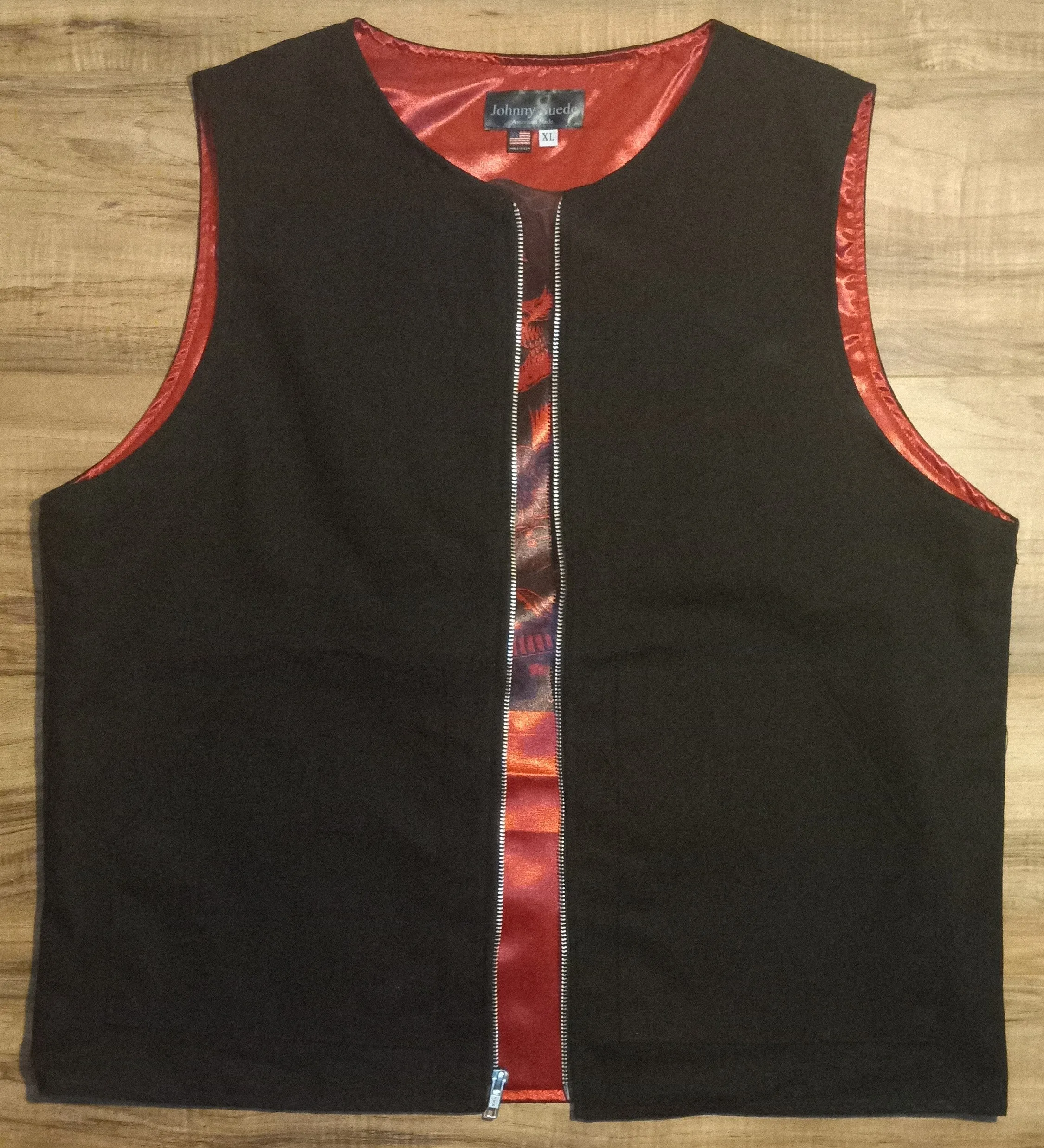 VEST - black cranberry tattoo cross