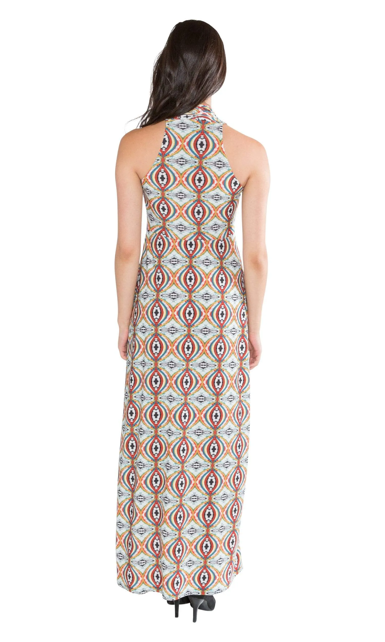 Viereck Vendome Halter Maxi Dress - Opium