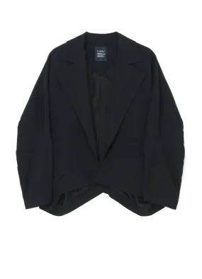 W/GABARDINE ELBOW PATCH SHORT JACKET