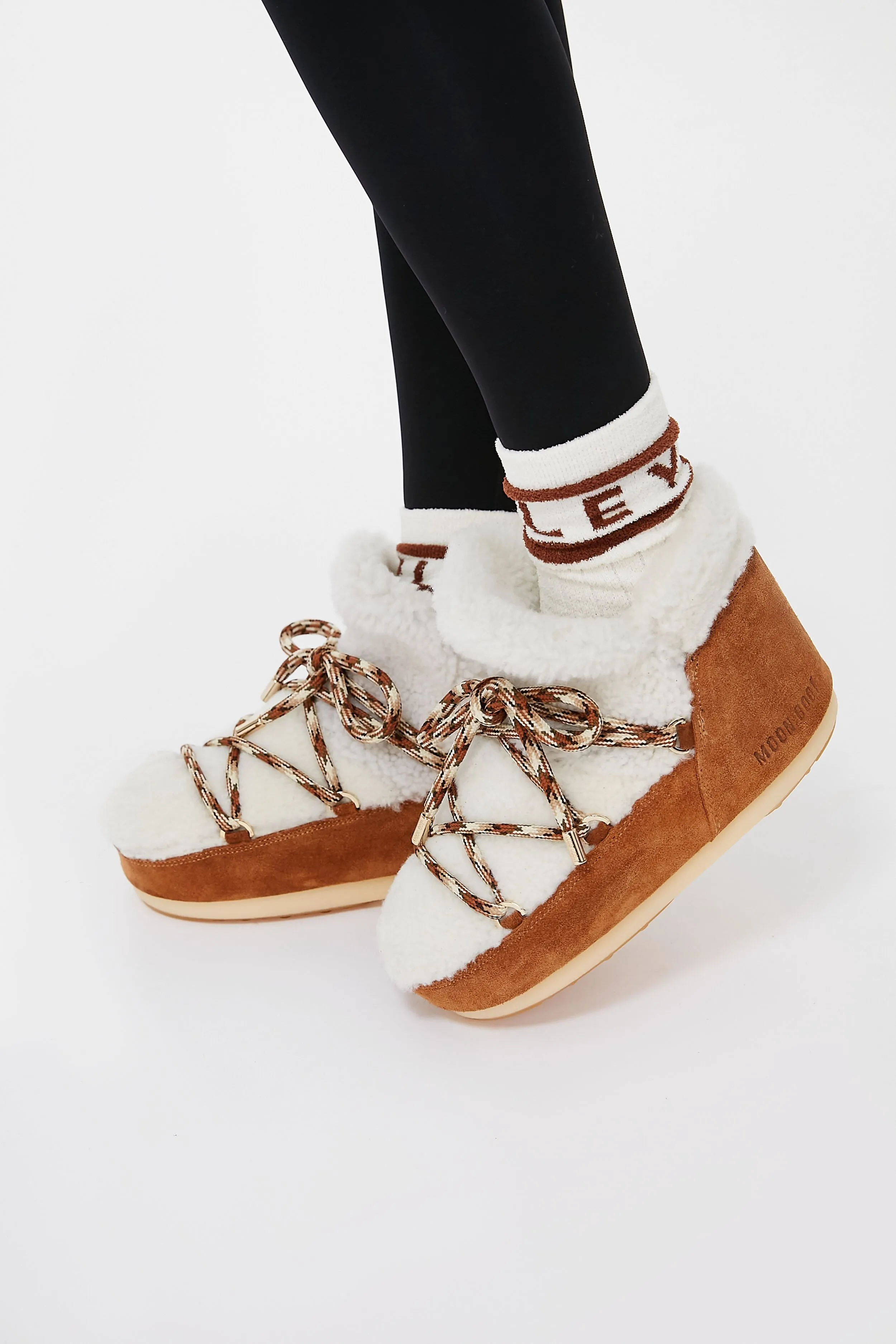 Whisky Off White Pumps Shearling