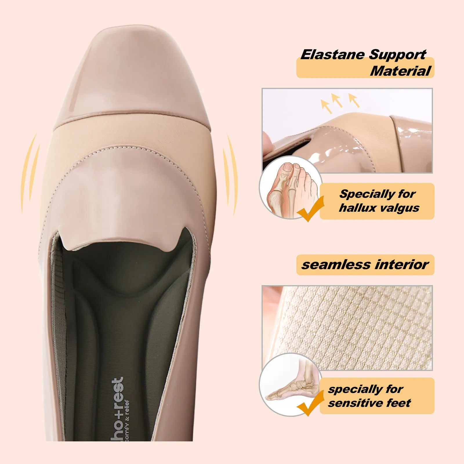 Women Pain-Free Shoes for Orthopedic Bunions Feet