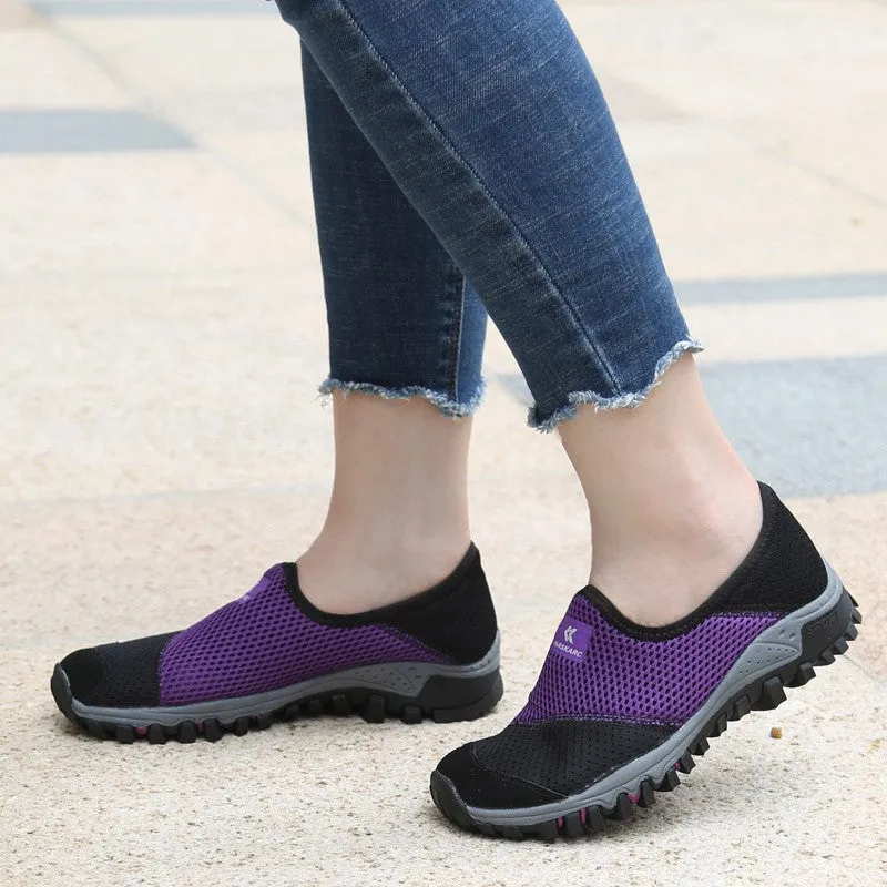 Women's breathable comfortable non-slip hiking tennis shoes