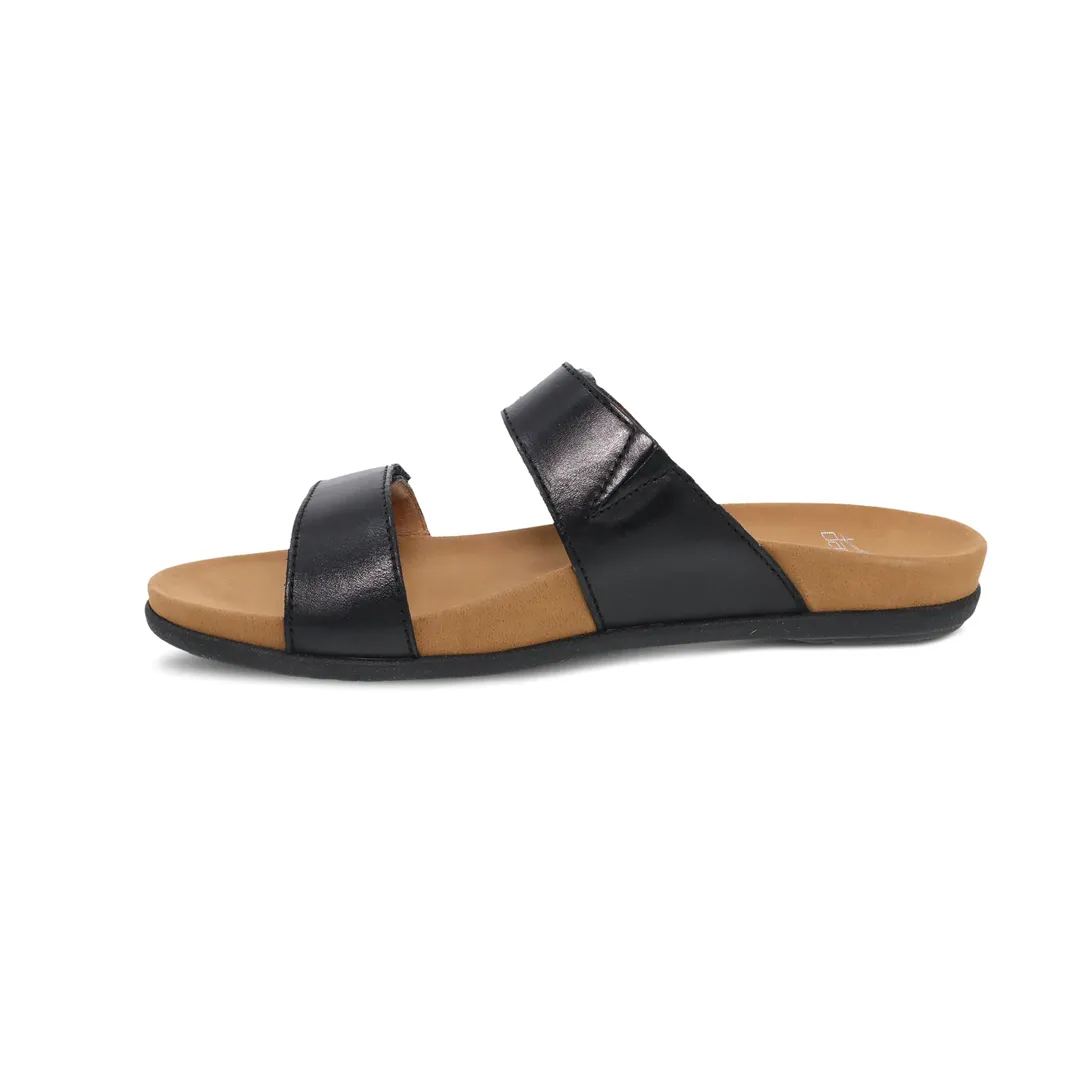 Women's Dansko Justine Color: Black Calf Sandal