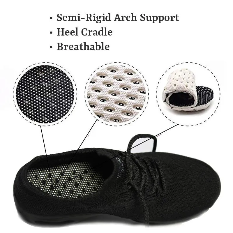 Women's Flying Woven Non-slip Breathable Comfortable Shoes rubber 231862