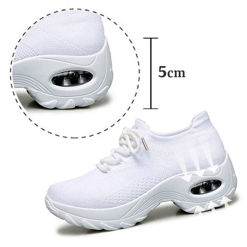 Women's Flying Woven Non-slip Breathable Comfortable Shoes