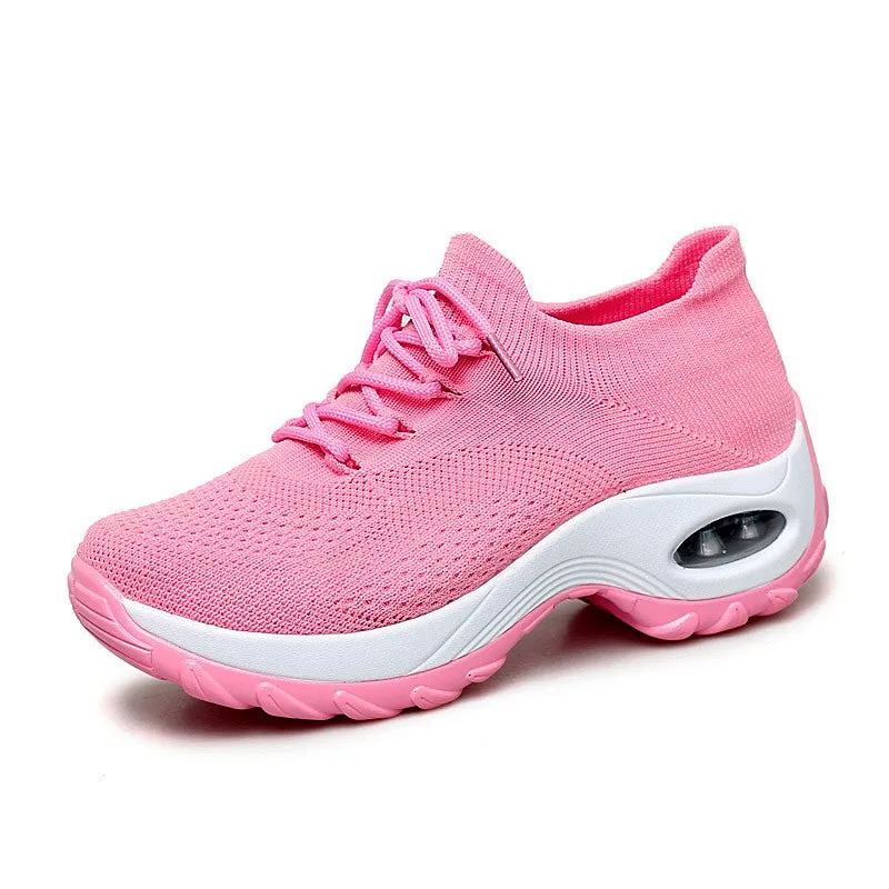 Women's Flying Woven Non-slip Breathable Comfortable Shoes