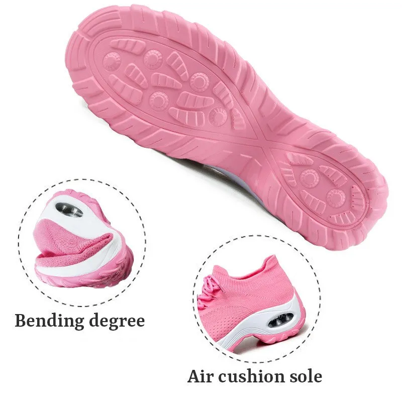 Women's Flying Woven Non-slip Breathable Comfortable Shoes