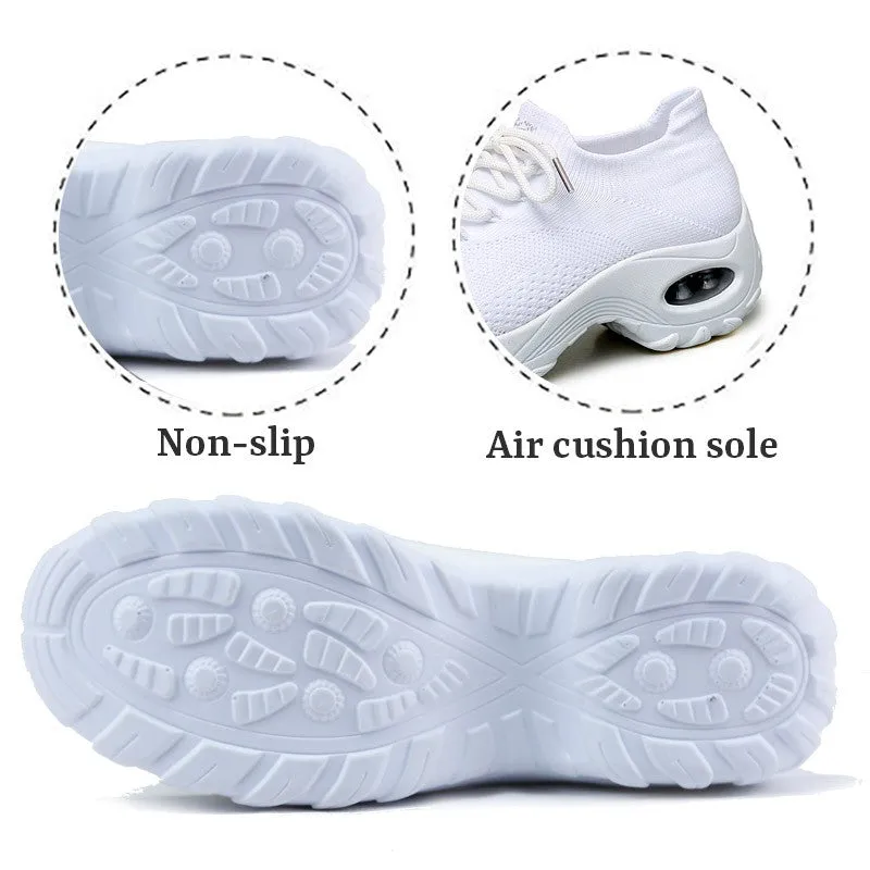 Women's Flying Woven Non-slip Breathable Comfortable Shoes