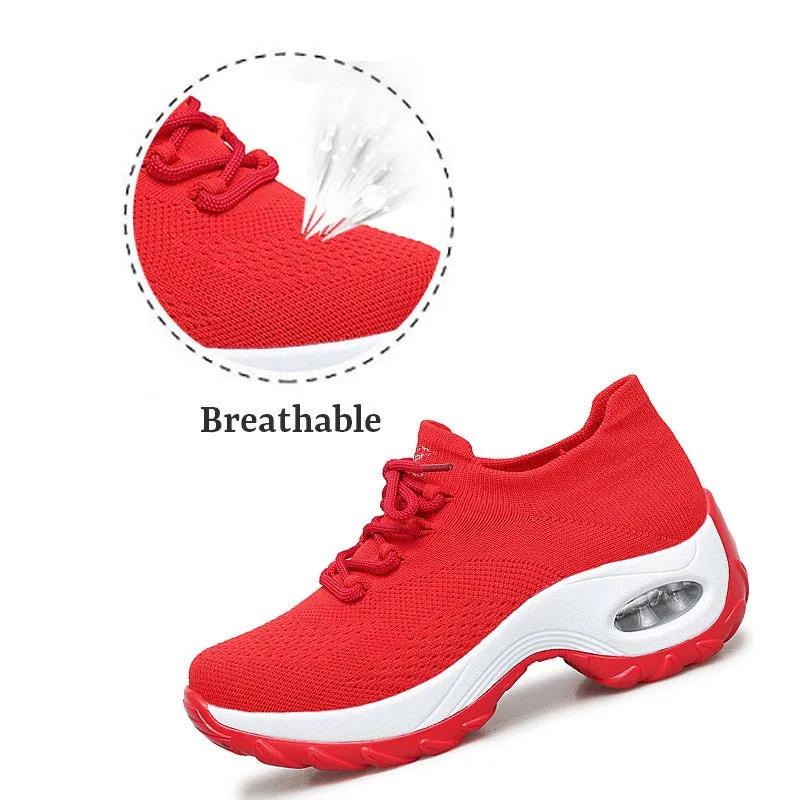 Women's Flying Woven Non-slip Breathable Comfortable Shoes