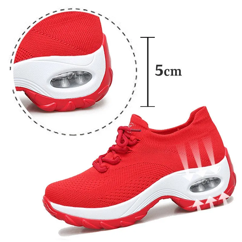 Women's Flying Woven Non-slip Breathable Comfortable Shoes