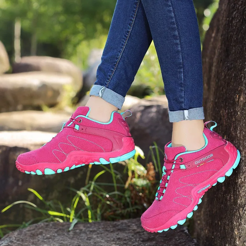 Women's stylish fashion outdoor sporty anti-skid comfortable hiking shoes