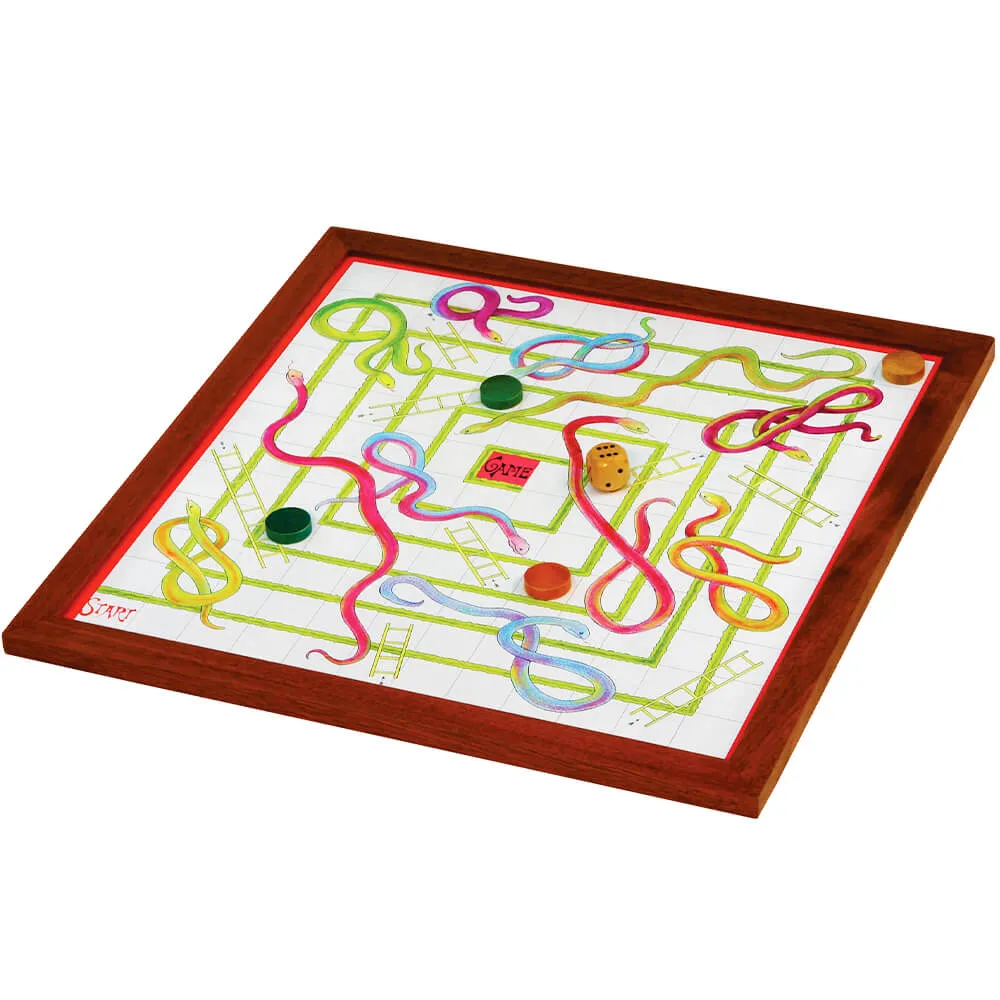 Wooden Snakes & Ladders - 23" Luxury Board Game